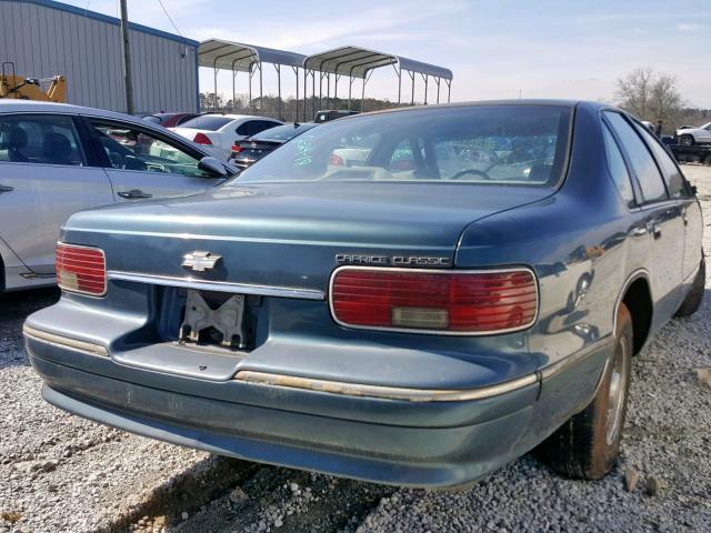 1G1BL52W9TR147019 - 1996 CHEVROLET CAPRICE CL BLUE photo 4