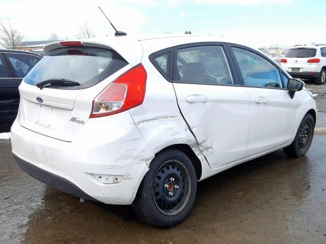 3FADP4TJ7EM117867 - 2014 FORD FIESTA S WHITE photo 4