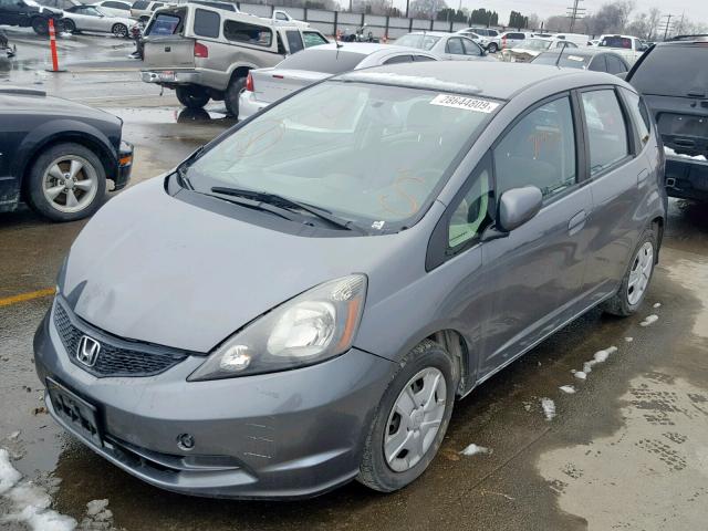 JHMGE8H39CS003936 - 2012 HONDA FIT GRAY photo 2