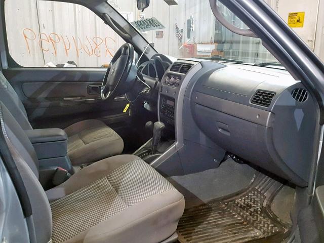 1N6ED29Y92C315439 - 2002 NISSAN FRONTIER C SILVER photo 5