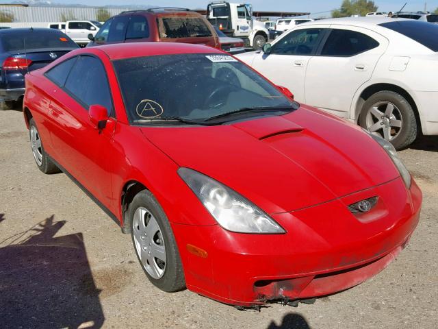 JTDDR32T820114167 - 2002 TOYOTA CELICA GT RED photo 1