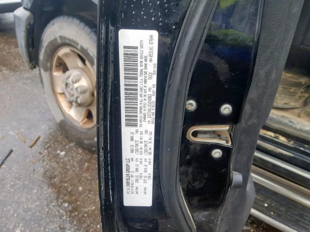 3C6TD4DL3CG249963 - 2012 DODGE RAM 2500 S შავი ფოტო 10