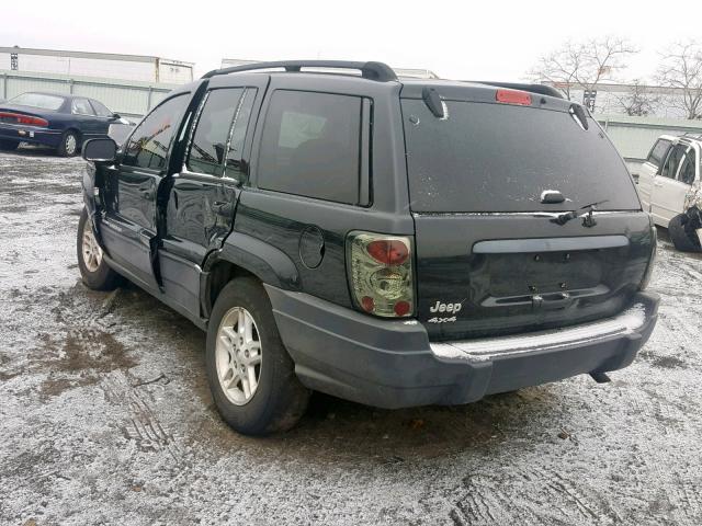 1J4GW48S24C173057 - 2004 JEEP GRAND CHER GRAY photo 3