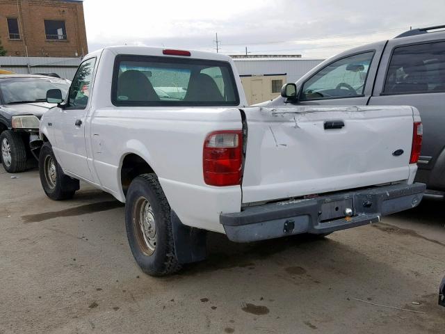 1FTYR10UX2PB15040 - 2002 FORD RANGER WHITE photo 3