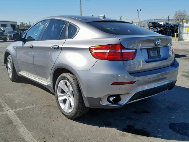 5UXFG2C5XDL787518 - 2013 BMW X6 XDRIVE3 GRAY photo 3