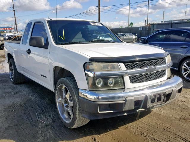 1GCCS196658240988 - 2005 CHEVROLET COLORADO WHITE photo 1