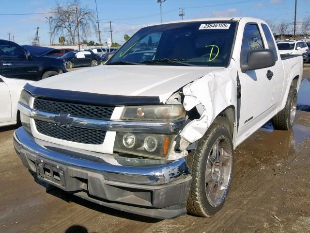 1GCCS196658240988 - 2005 CHEVROLET COLORADO WHITE photo 2