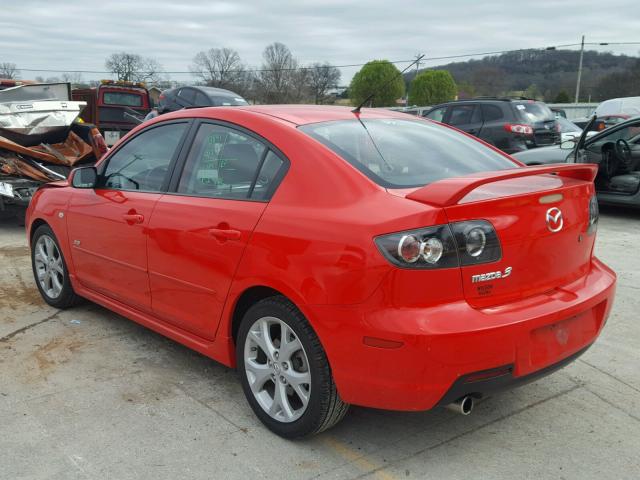 JM1BK323871647097 - 2007 MAZDA 3 S RED photo 3