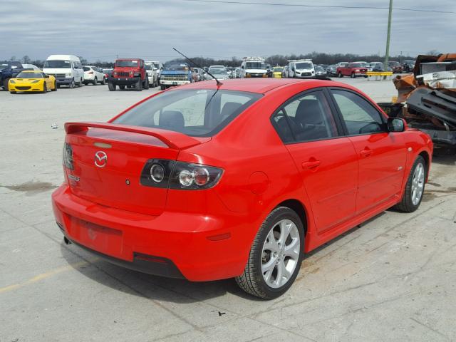 JM1BK323871647097 - 2007 MAZDA 3 S RED photo 4