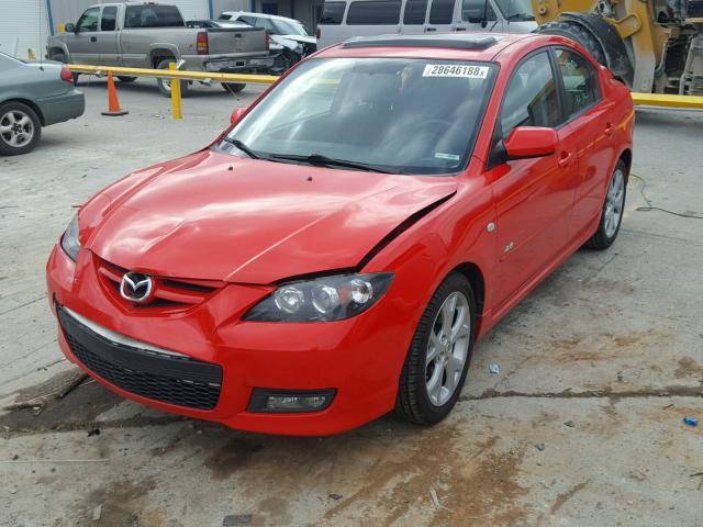 JM1BK323871647097 - 2007 MAZDA 3 S RED photo 9