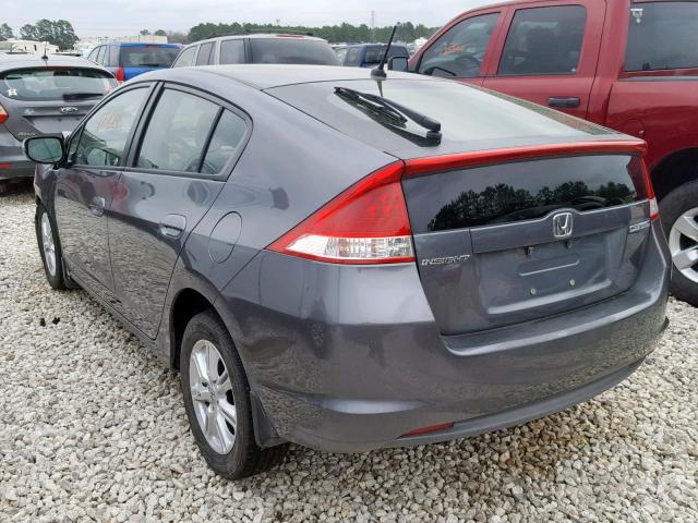 JHMZE2H70BS010037 - 2011 HONDA INSIGHT EX GRAY photo 3