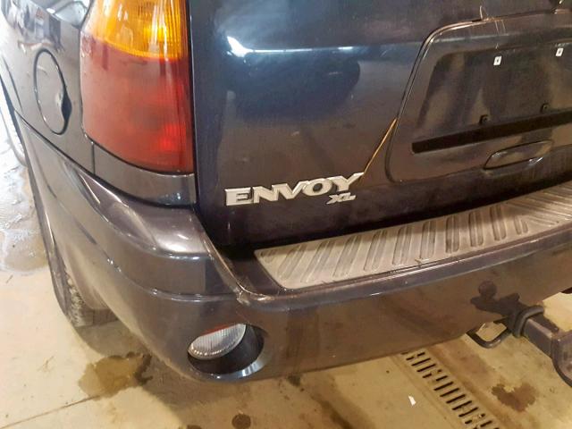 1GKET16S536245197 - 2003 GMC ENVOY XL BLACK photo 9