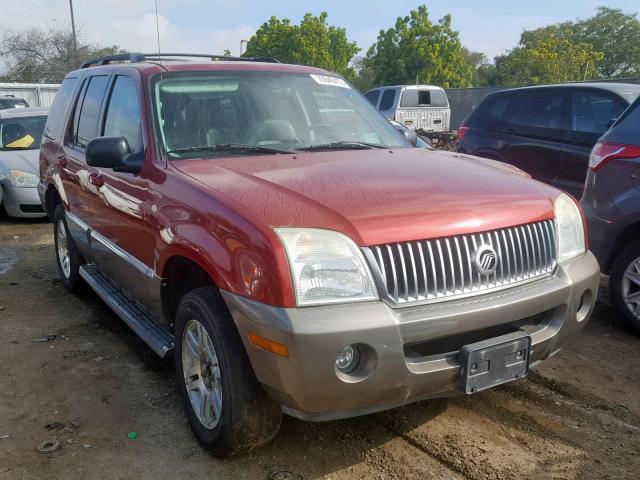 4M2ZU86K14ZJ47071 - 2004 MERCURY MOUNTAINEE RED photo 1