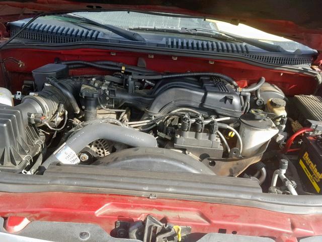 4M2ZU86K14ZJ47071 - 2004 MERCURY MOUNTAINEE RED photo 7