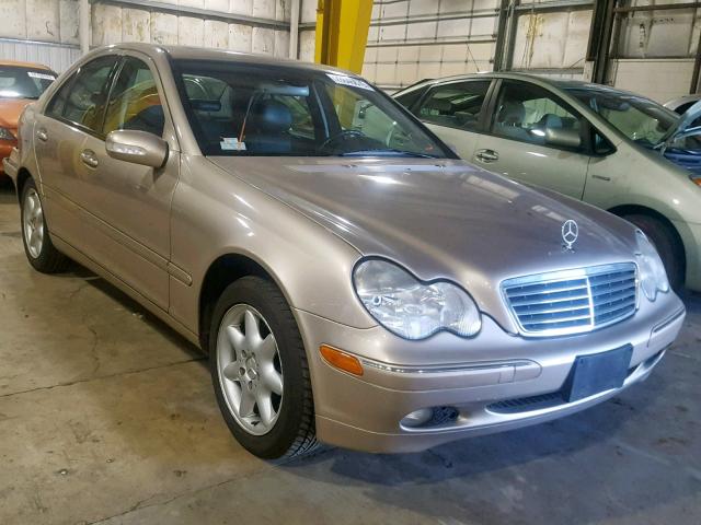 WDBRF61J32F262447 - 2002 MERCEDES-BENZ C 240 TAN photo 1