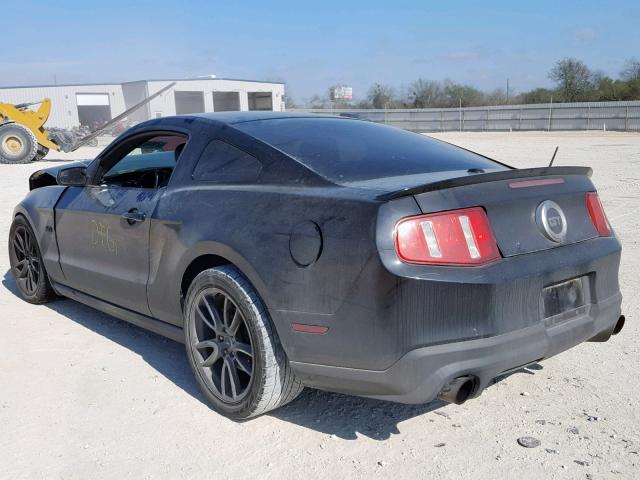 1ZVBP8CF2B5106231 - 2011 FORD MUSTANG GT BLACK photo 3