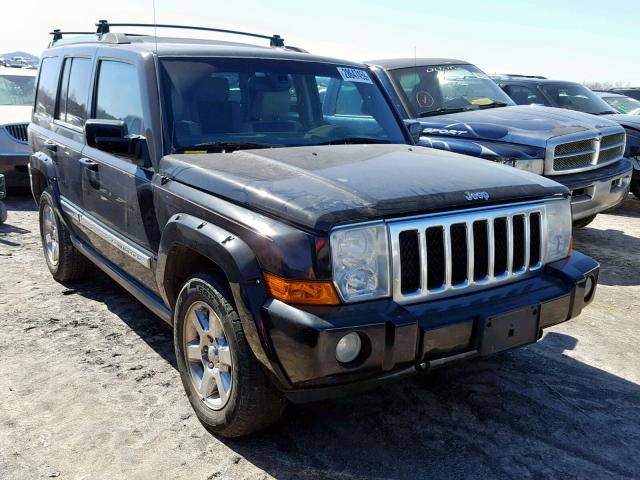1J8HG68227C670013 - 2007 JEEP COMMANDER BLACK photo 1