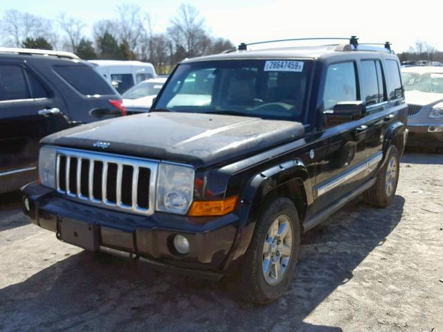 1J8HG68227C670013 - 2007 JEEP COMMANDER BLACK photo 2