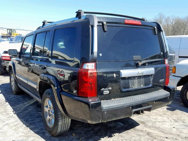 1J8HG68227C670013 - 2007 JEEP COMMANDER BLACK photo 3