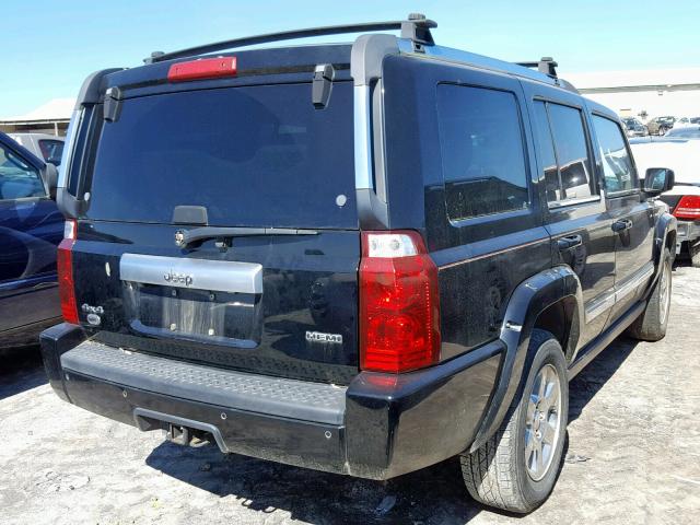 1J8HG68227C670013 - 2007 JEEP COMMANDER BLACK photo 4
