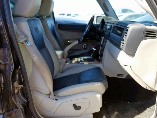 1J8HG68227C670013 - 2007 JEEP COMMANDER BLACK photo 5