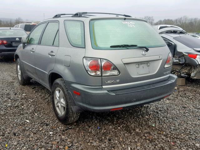 JTJHF10U230308394 - 2003 LEXUS RX 300 SILVER photo 3