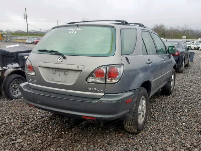 JTJHF10U230308394 - 2003 LEXUS RX 300 SILVER photo 4