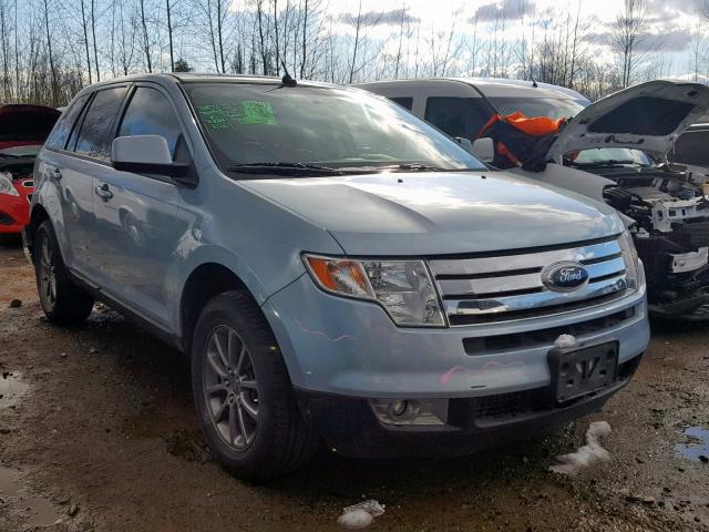 2FMDK48C88BB45889 - 2008 FORD EDGE SEL BLUE photo 1