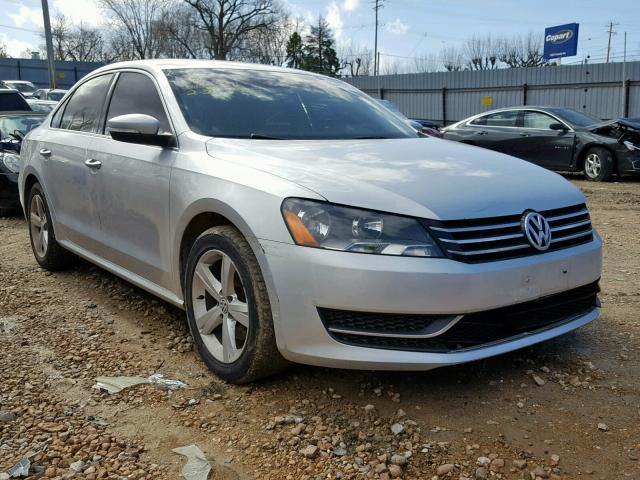 1VWBP7A39DC048877 - 2013 VOLKSWAGEN PASSAT SE SILVER photo 1