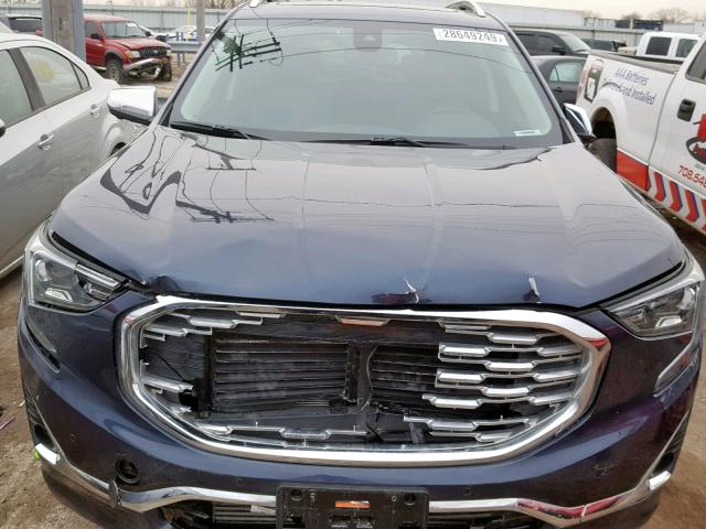 3GKALXEX1KL145486 - 2019 GMC TERRAIN DE BLUE photo 7