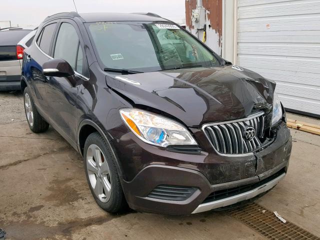 KL4CJASB3GB522662 - 2016 BUICK ENCORE BROWN photo 1