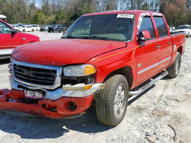 2GTEK13Z971168122 - 2007 GMC NEW SIERRA RED photo 2