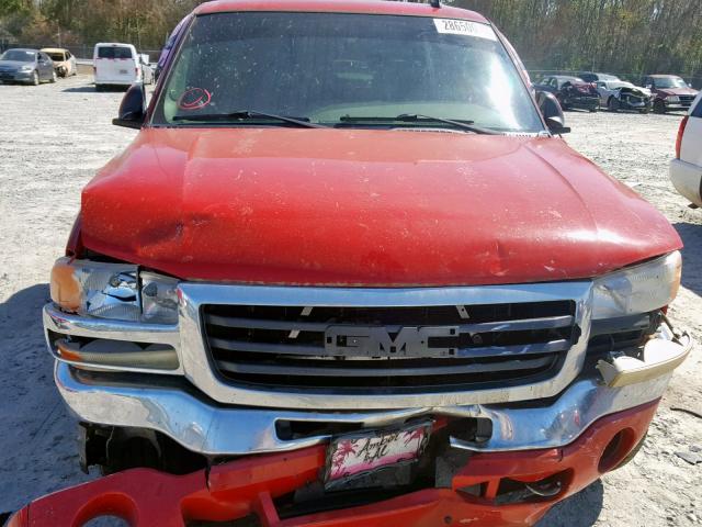 2GTEK13Z971168122 - 2007 GMC NEW SIERRA RED photo 9