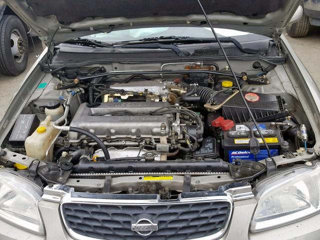 3N1BB51D51L125505 - 2001 NISSAN SENTRA SE SILVER photo 7