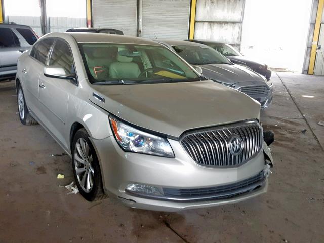 1G4GA5G38EF107936 - 2014 BUICK LACROSSE GOLD photo 1