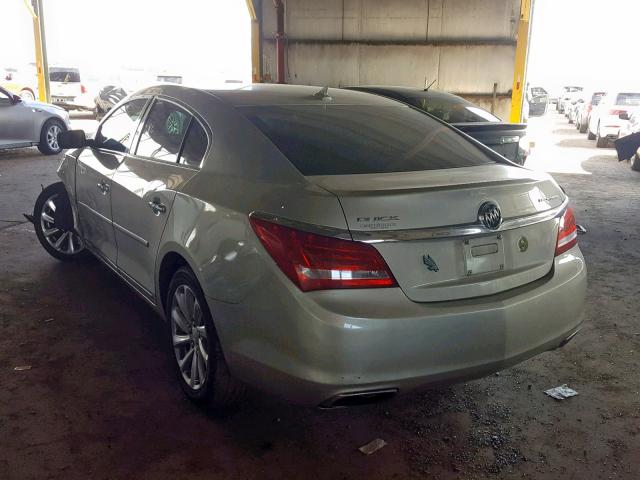 1G4GA5G38EF107936 - 2014 BUICK LACROSSE GOLD photo 3