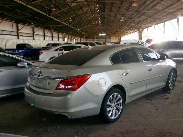 1G4GA5G38EF107936 - 2014 BUICK LACROSSE GOLD photo 4