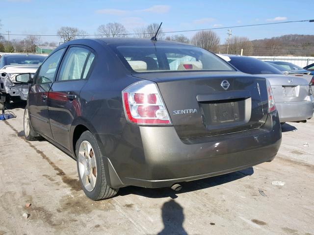 3N1AB61E78L633513 - 2008 NISSAN SENTRA 2.0 BROWN photo 3