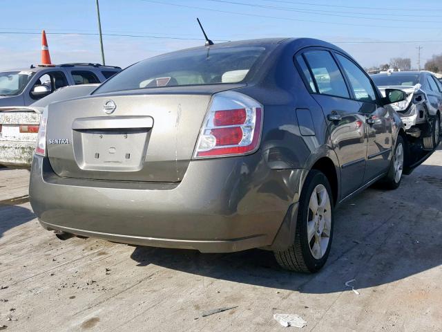 3N1AB61E78L633513 - 2008 NISSAN SENTRA 2.0 BROWN photo 4