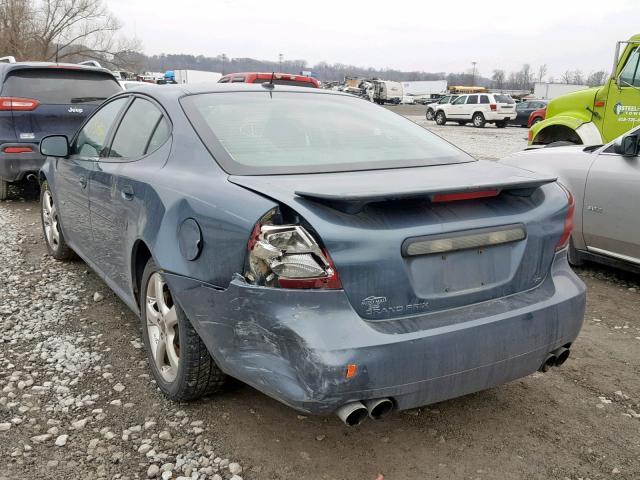 2G2WC58C261252492 - 2006 PONTIAC GRAND PRIX BLUE photo 3