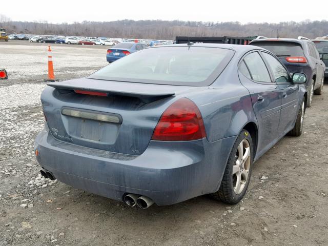 2G2WC58C261252492 - 2006 PONTIAC GRAND PRIX BLUE photo 4