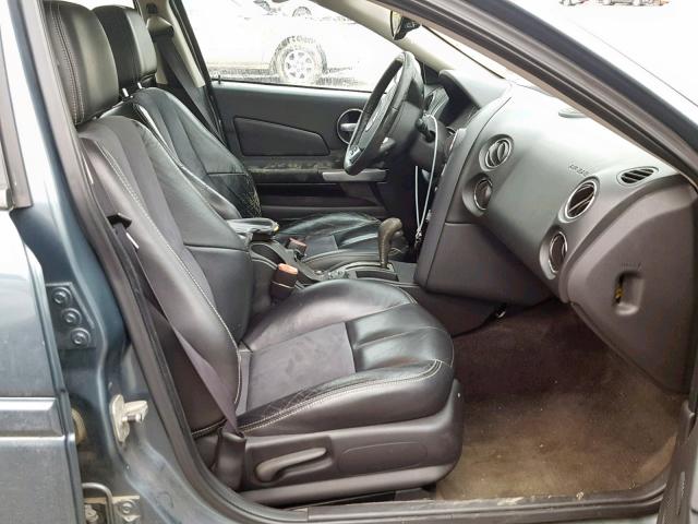 2G2WC58C261252492 - 2006 PONTIAC GRAND PRIX BLUE photo 5
