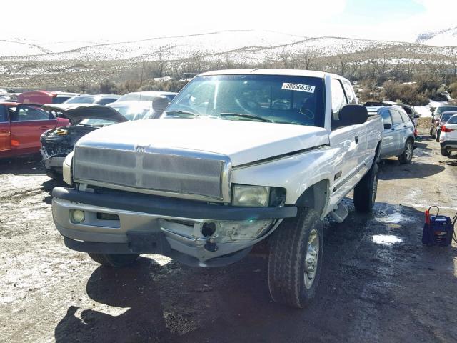 3B7KF23741G231136 - 2001 DODGE RAM 2500 WHITE photo 2