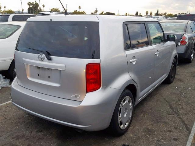 JTLKE50E581035808 - 2008 TOYOTA SCION XB 银色 照片 4