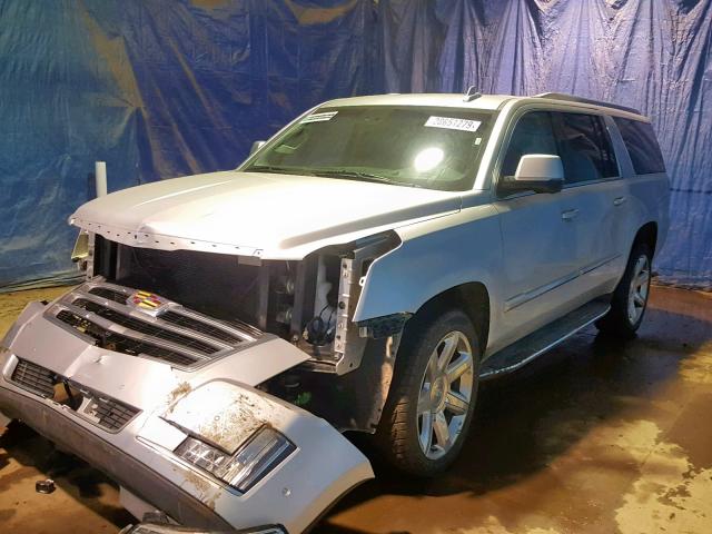 1GYS4HKJXJR114094 - 2018 CADILLAC ESCALADE E GRAY photo 2