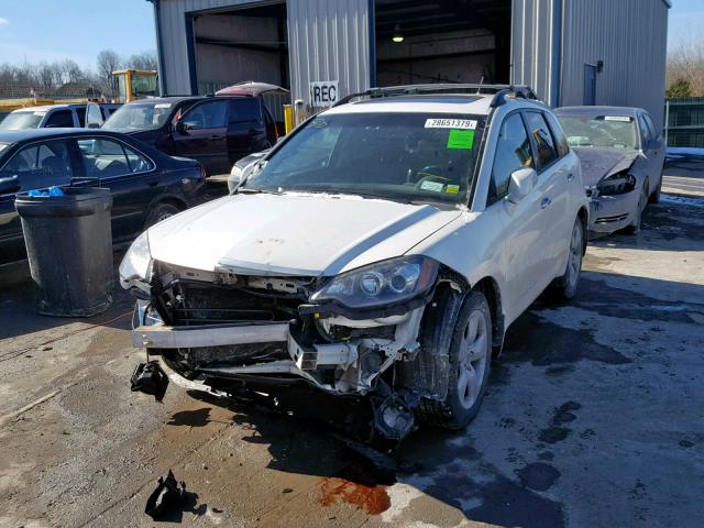 5J8TB18527A020138 - 2007 ACURA RDX TECHNO WHITE photo 2