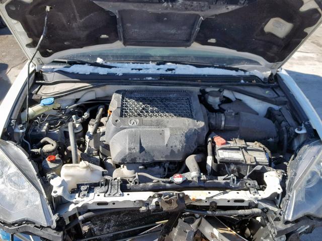 5J8TB18527A020138 - 2007 ACURA RDX TECHNO WHITE photo 7