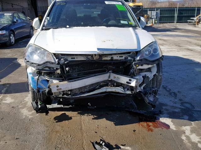 5J8TB18527A020138 - 2007 ACURA RDX TECHNO WHITE photo 9