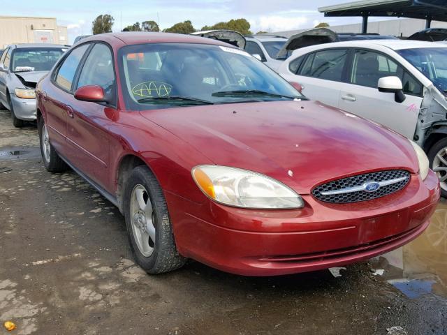 1FAFP55UX2G167268 - 2002 FORD TAURUS SES BURGUNDY photo 1