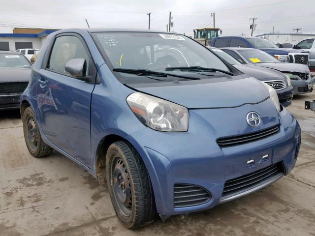 JTNJJXB02CJ018954 - 2012 TOYOTA SCION IQ BLUE photo 1